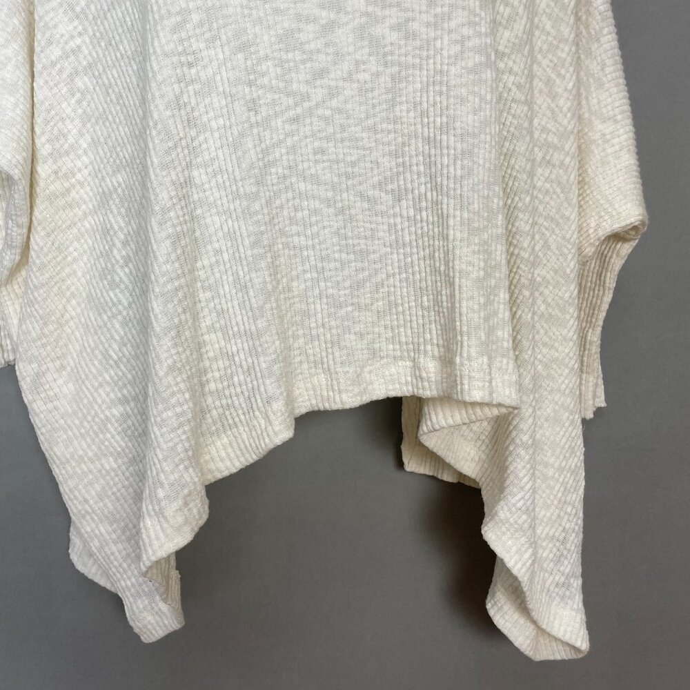 Free People Beach Sweater World Traveler Split Back Dolman Fitted Sleeves XS Top - Picture 6 of 11